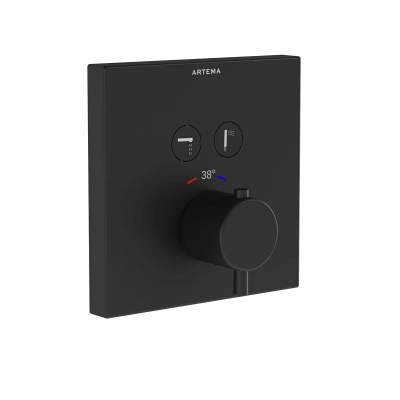 Artema AquaHeat AquaControl ankastre termostatik Banyo Bataryası (sıva üstü grubu) - 1