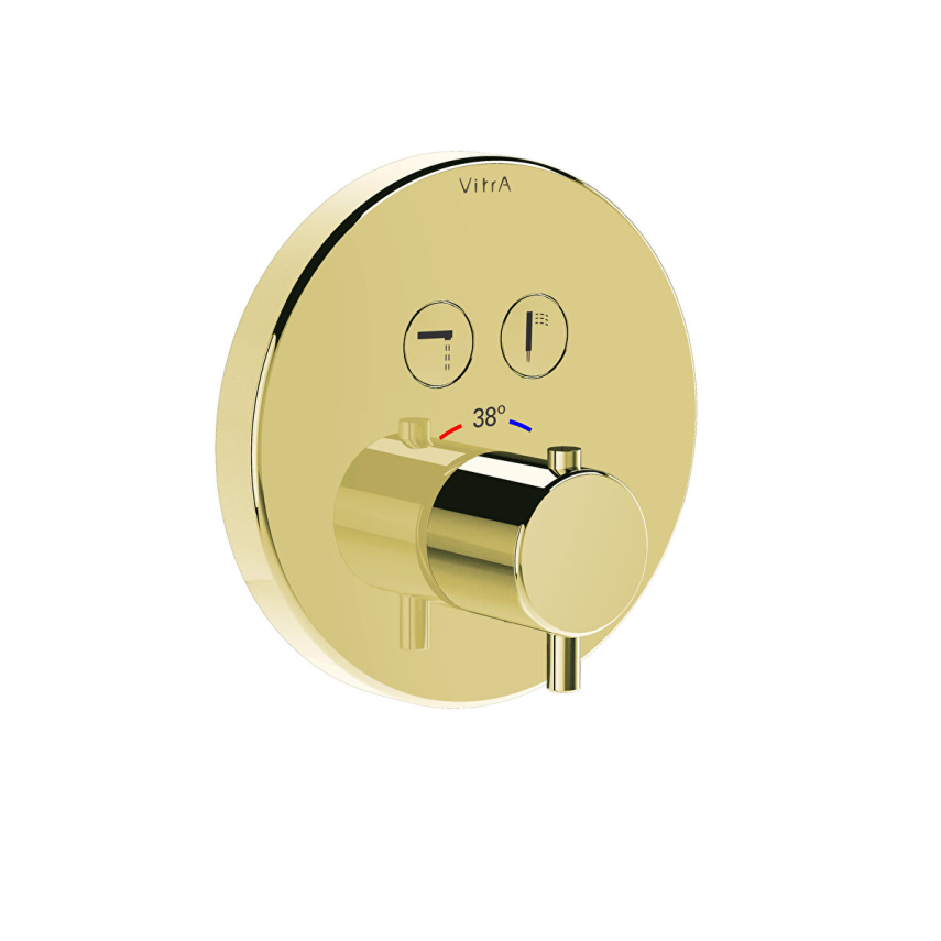 Artema AquaHeat AquaControl Round Ankastre Termostatik Banyo Bataryası (sıva üstü grubu) - Artema