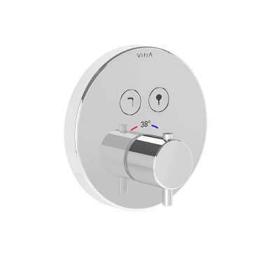 Artema AquaHeat AquaControl Round Ankastre Termostatik Banyo Bataryası (sıva üstü grubu) - 1