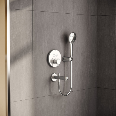 Artema AquaHeat AquaControl Round Ankastre Termostatik Banyo Bataryası (sıva üstü grubu) - 2