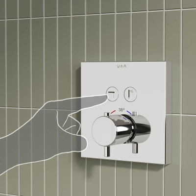 Artema AquaHeat AquaControl Square Ankastre Termostatik Banyo Bataryası (sıva üstü grubu) - 3