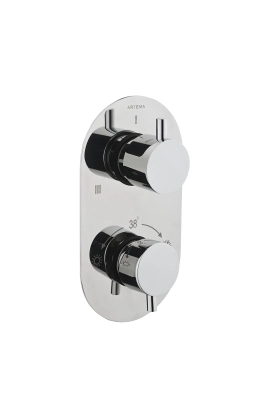 Artema AquaHeat R2 ankastre banyo/duş bataryası (3 yollu yönlendirici) (sıva üstü grubu) - 1