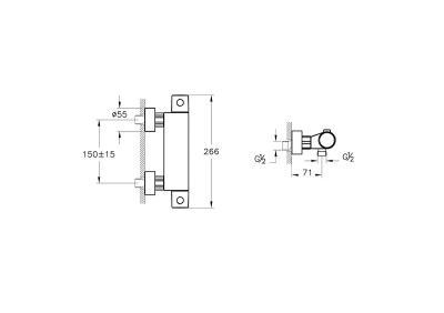 Artema AquaHeat RS3 duş bataryası - 2