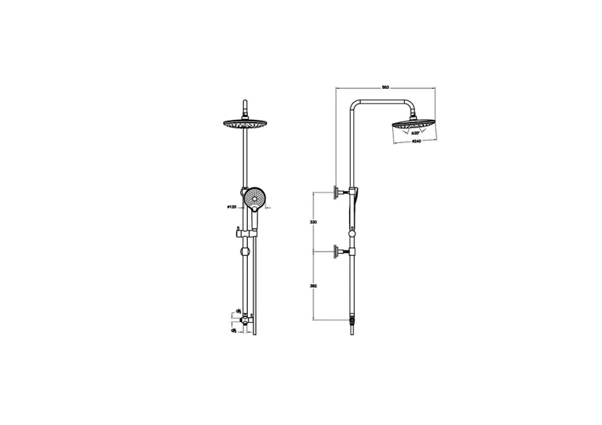 Artema Bliss Round 240 duş kolonu - Artema (1)