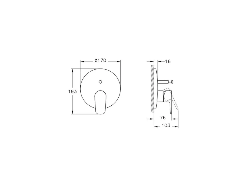 Artema Flow Soft Ankastre Banyo Bataryası (sıva üstü grubu) - Artema (1)
