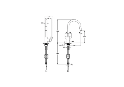 Artema Flow Soft Eviye Bataryası (C-tip, pull-out) - 2