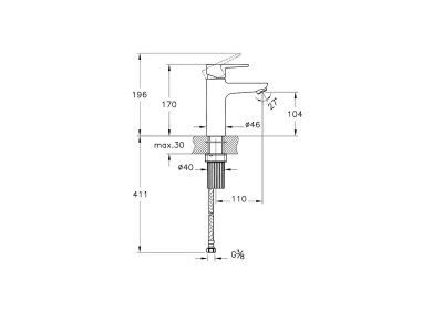 Artema Flow Soft Lavabo Bataryası (yüksek) - 2