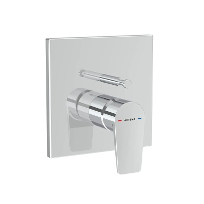 Artema Flow Square Ankastre mekanik Banyo Bataryası (V-Box, sıva üstü grubu) - 1