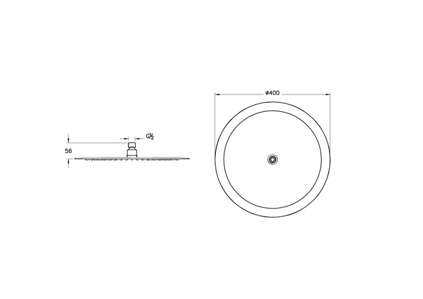 Artema Lite LC duş başlığı (400mm) - Artema (1)