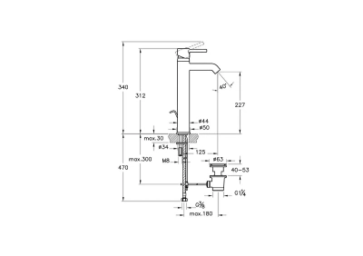 Artema Minimax S Lavabo Bataryası (çanak, sifon kumandalı) - 3