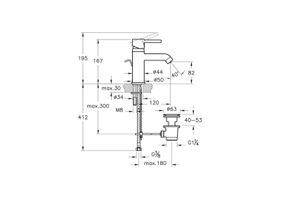 Artema Minimax S Lavabo Bataryası (sifon kumandalı) - 4