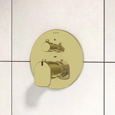 Artema Root Round Ankastre Termostatik Duş Bataryası (V-Box, sıva üstü grubu) - 1