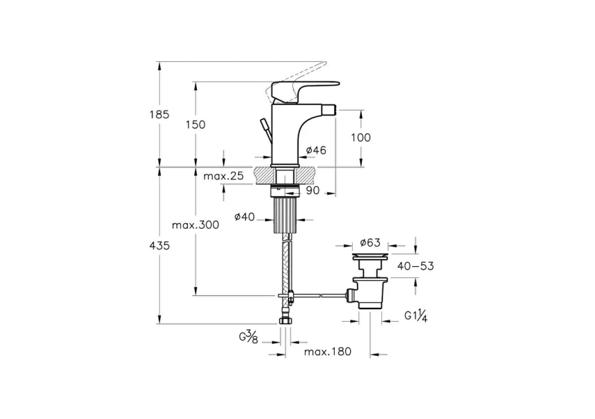 Artema Root Round Bide Bataryası (sifon kumandalı) - Artema (1)