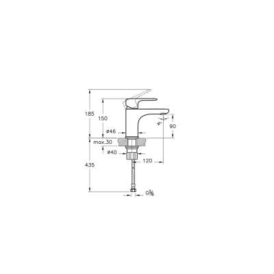 Artema Root Round Lavabo Bataryası - 3