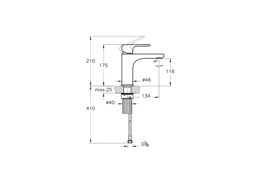 Artema Root Round Lavabo Bataryası (yüksek) - Artema (1)