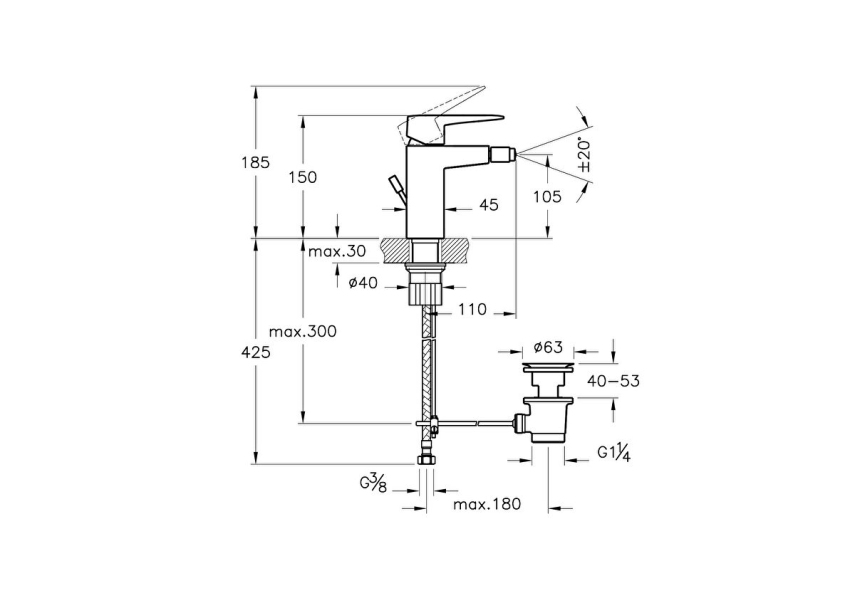 Artema Root Square Bide Bataryası (sifon kumandalı) - Artema (1)