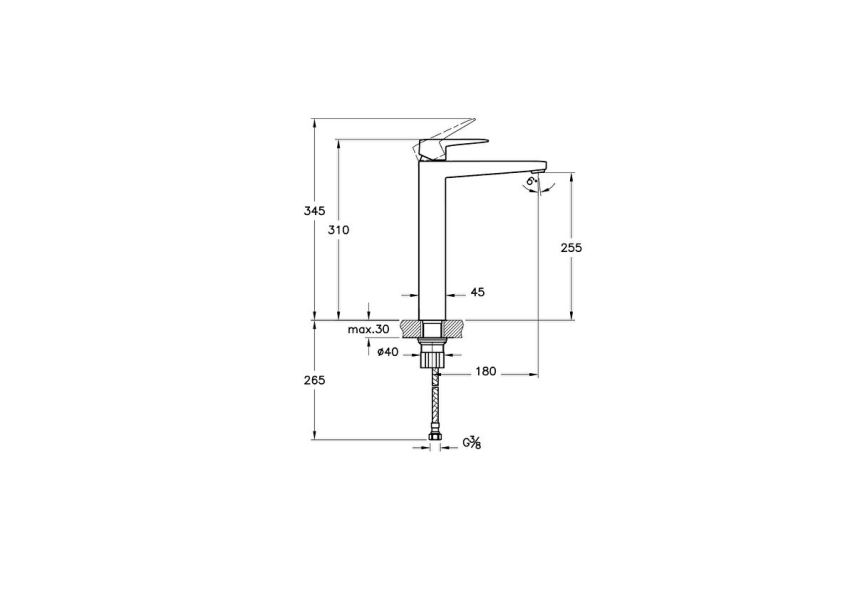 Artema Root Square BluEco Lavabo Bataryası (çanak) - Artema (1)