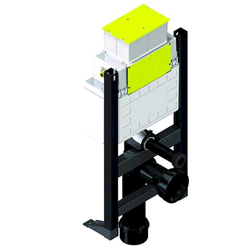 Bocchi 16 cm Alçı Panel İçi Asma ve Yerden Tek Klozet Kullanımına Uygun Gömme Rezervuar 3/6 lt Yere Montaj - Bocchi