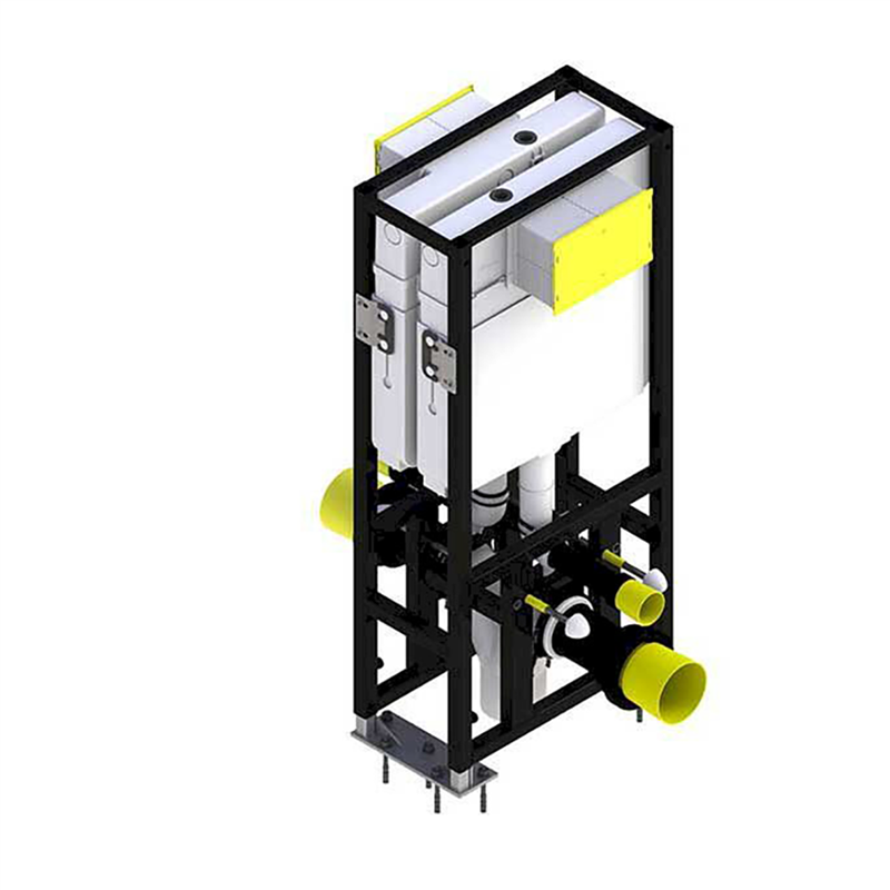 Bocchi 25 cm Alçı Duvar İçin Sırt Sırta Yere Hızlı Montaj Gömme Rezervuar - Bocchi (1)