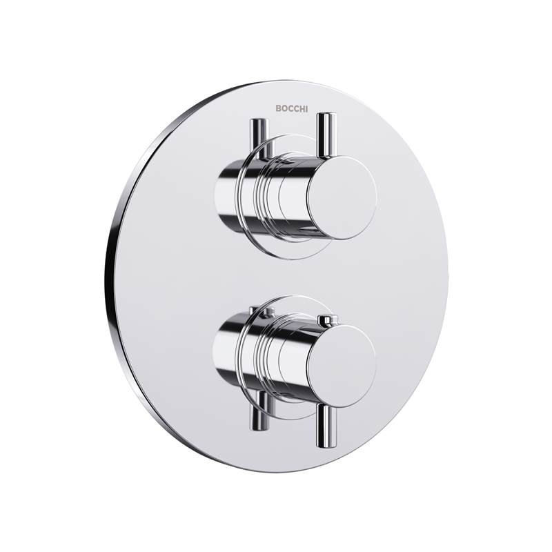 Bocchi Ankastre Termostatik Duş Bataryası 2 Çıkışlı, ø196 mm - Bocchi (1)