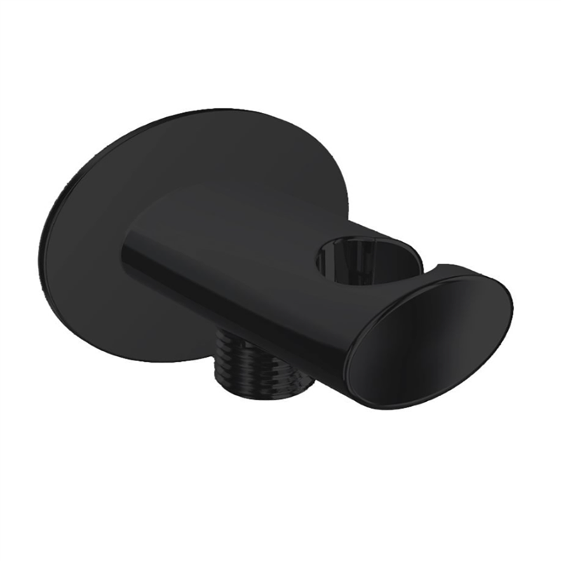 Bocchi Askılı El Duşu Çıkış Dirseği, Siyah - Bocchi