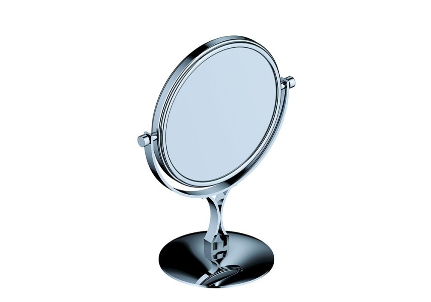 Bocchi Ayna Büyüteçli Tezgah Üstü Küçük 3X Krom - Bocchi