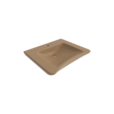 Bocchi Bedensel Engelli Lavabosu 65 cm, Mat Kaşmir - 2