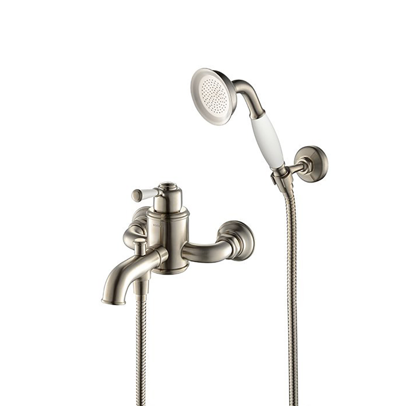 Bocchi Burlington Banyo Bataryası ve El Duşu Seti Saten Nikel - Bocchi (1)