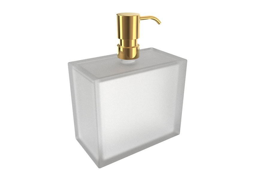 Bocchi Catanıa Sıvı Sabunluk T. Ü. Beyaz Cam Altın - Bocchi
