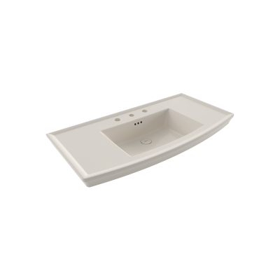 Bocchi Classico Lavita Lavabo 100 cm Parlak Bisküvi - 1