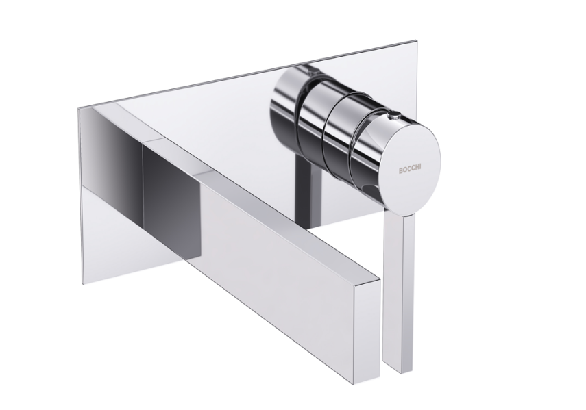 Bocchi Cube Ankastre Krom Lavabo Bataryası - Bocchi