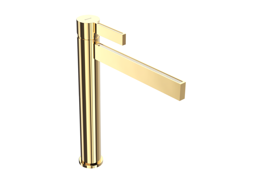 Bocchi Cube Crystal Altın Çanak Lavabo Bataryası - Bocchi