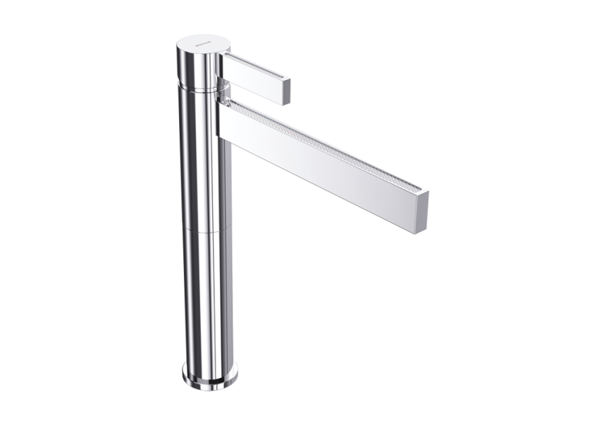 Bocchi Cube Crystal Krom Çanak Lavabo Bataryası - Bocchi