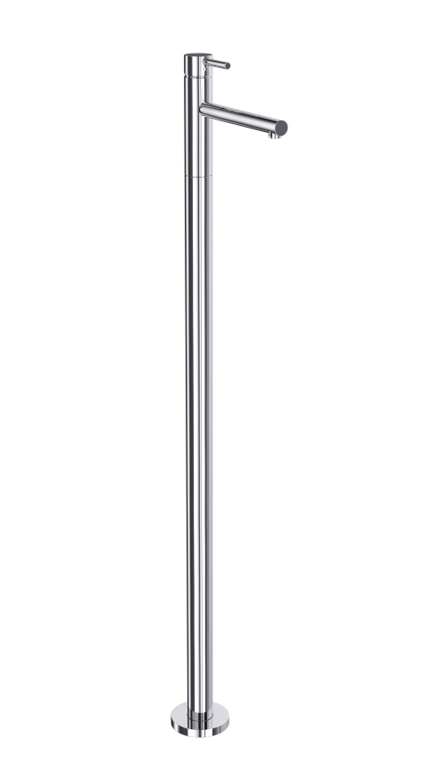 Bocchi Cube Yerden Krom Lavabo Bataryası - Bocchi