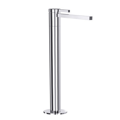 Bocchi Cube Yerden Krom Lavabo Bataryası - 2