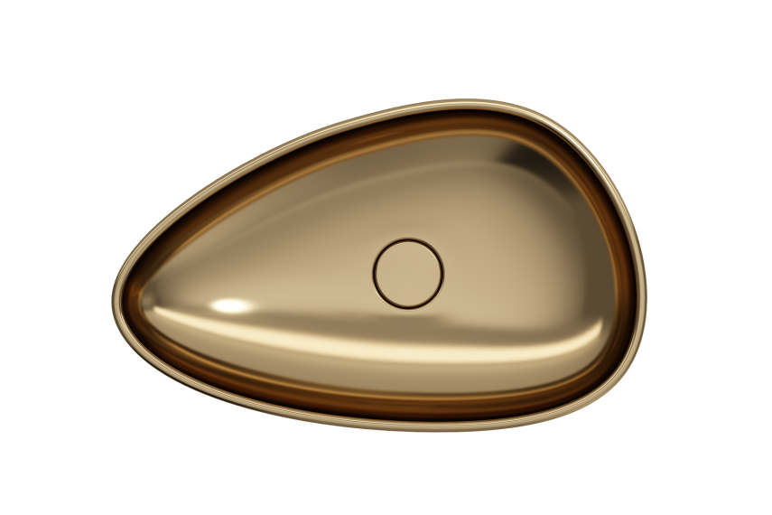 Bocchi Etna 58 cm Çanak Lavabo Mat Altın - Bocchi (1)