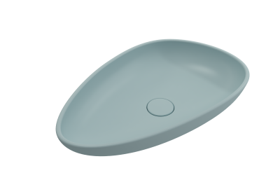 Bocchi Etna 58 cm Çanak Lavabo Mat Buz Mavisi - 3