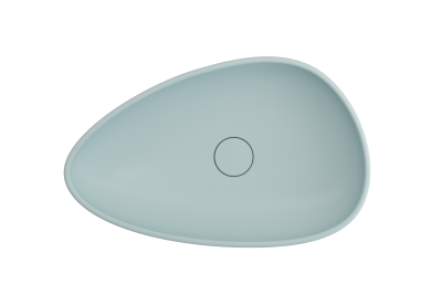 Bocchi Etna 58 cm Çanak Lavabo Mat Buz Mavisi - 6