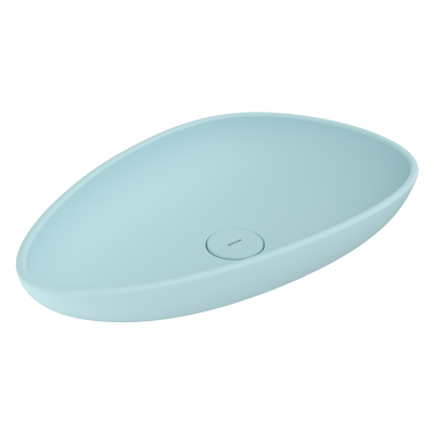 Bocchi Etna 58 cm Çanak Lavabo Mat Buz Mavisi - 3