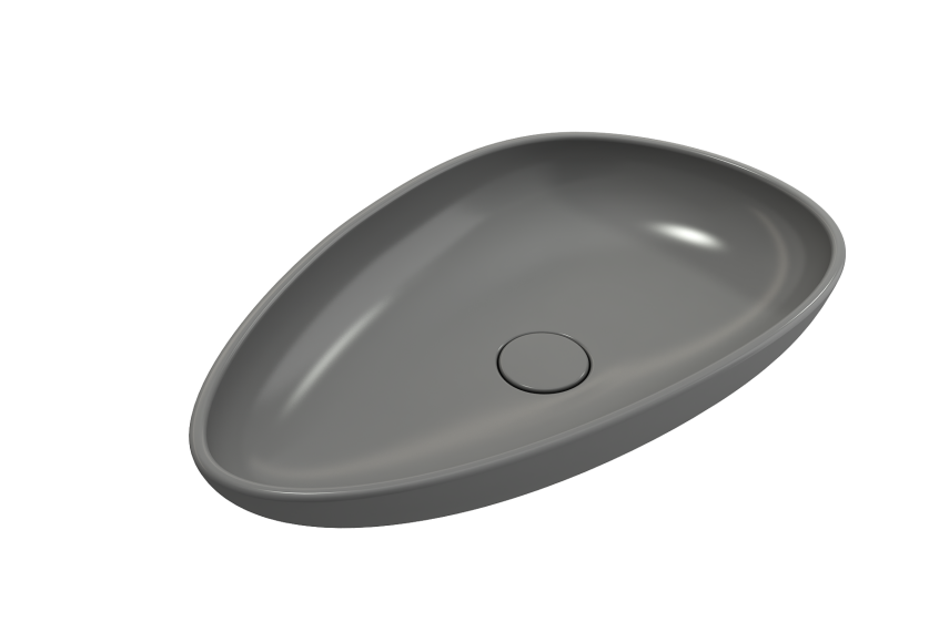 Bocchi Etna 58 cm Çanak Lavabo Mat Gri - Bocchi (1)