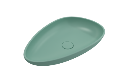 Bocchi Etna 58 cm Çanak Lavabo Mat Mint Yeşil - 2