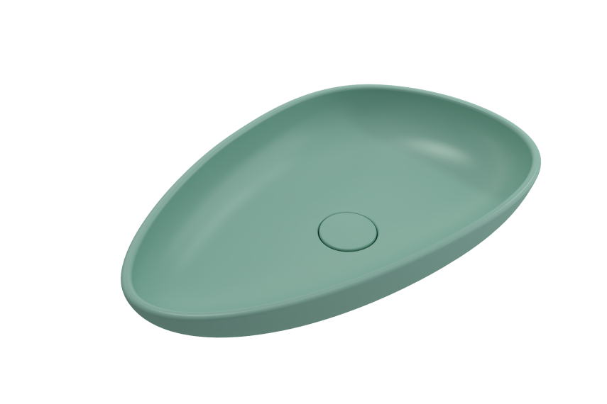 Bocchi Etna 58 cm Çanak Lavabo Mat Mint Yeşil - Bocchi (1)