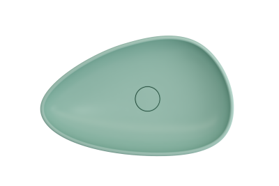 Bocchi Etna 58 cm Çanak Lavabo Mat Mint Yeşil - 3