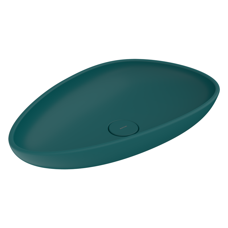 Bocchi Etna 58 cm Çanak Lavabo Mat Petrol Mavisi - Bocchi (1)