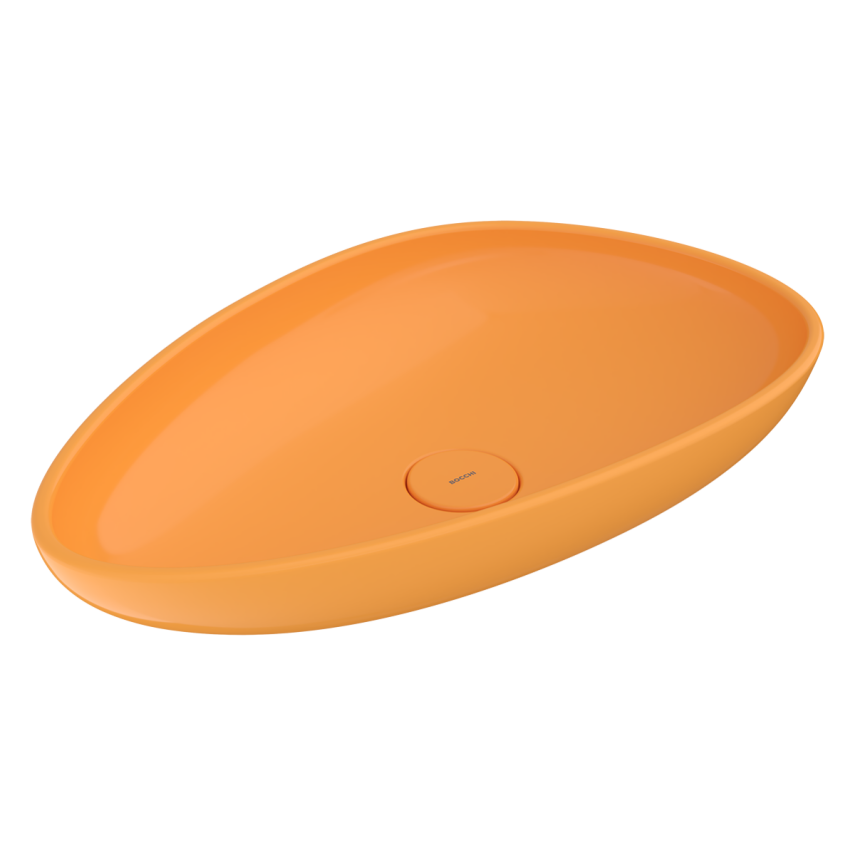 Bocchi Etna 58 cm Çanak Lavabo Parlak Mandalina Sarısı - Bocchi