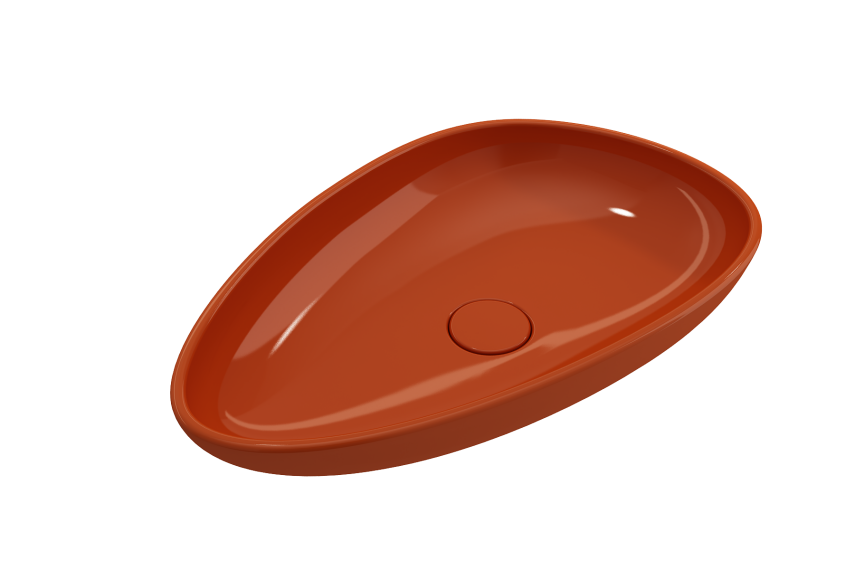 Bocchi Etna 58 cm Çanak Lavabo Parlak Turuncu - Bocchi (1)