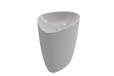 Bocchi Etna 58 cm Monoblok Lavabo Parlak Beyaz - 3