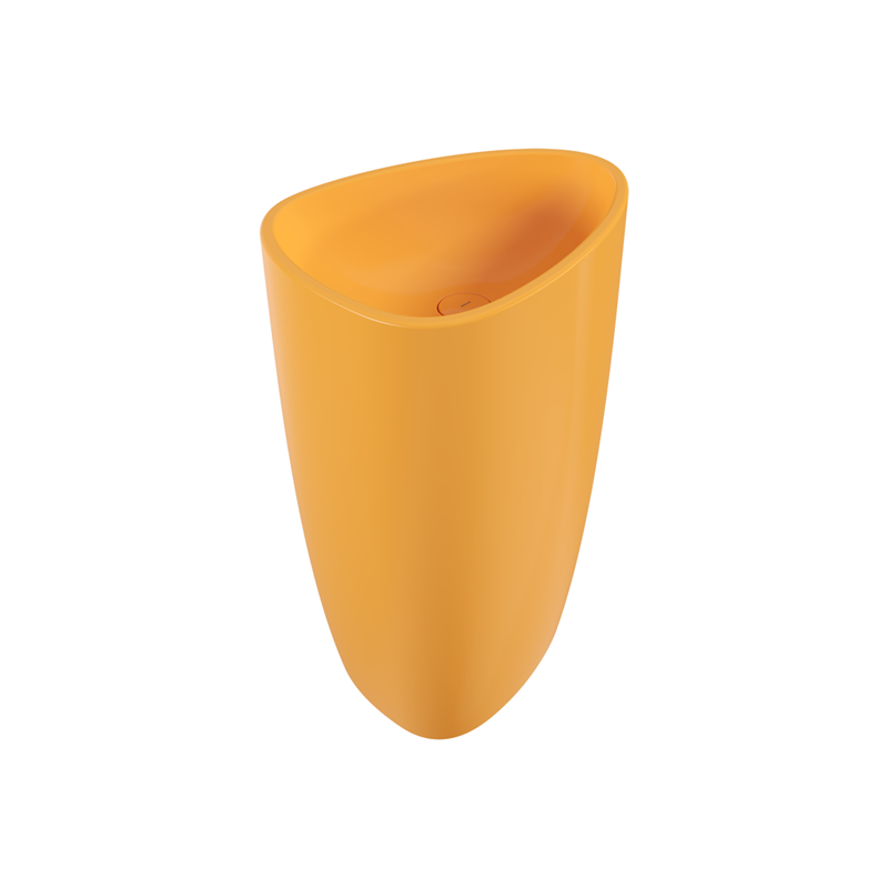 Bocchi Etna 58 cm Monoblok Lavabo Parlak Mandalina Sarısı - Bocchi (1)