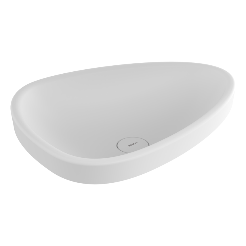 Bocchi Etna 58 cm Tezgah Üstü Lavabo Mat Beyaz - Bocchi