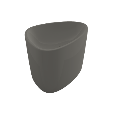 Bocchi Etna 58 cm Tezgah Üstü Monoblok Lavabo Mat Beton - 2